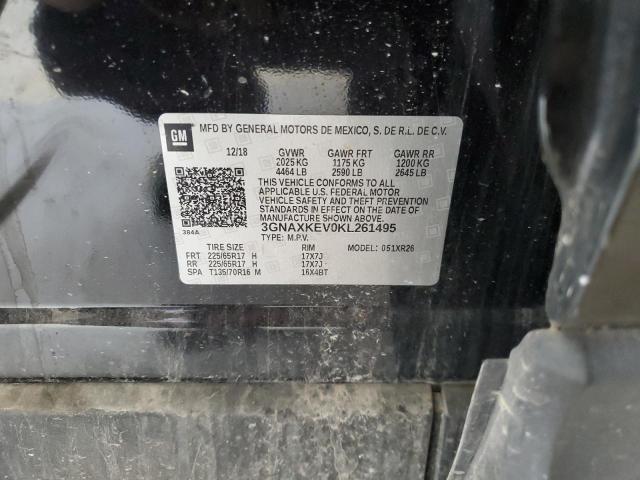 2019 CHEVROLET EQUINOX LT - 3GNAXKEV0KL261495