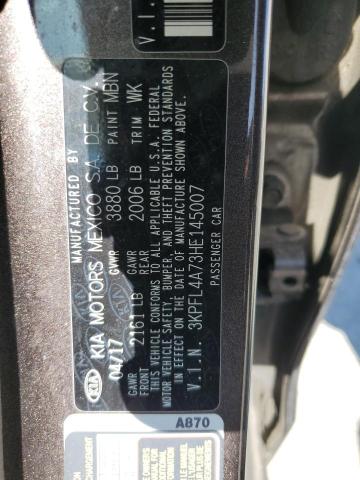 2017 KIA FORTE LX 3KPFL4A73HE145007