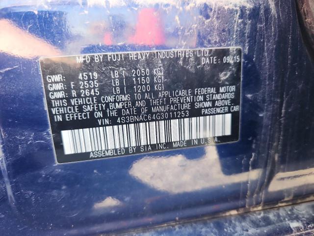 2016 SUBARU LEGACY 2.5 - 4S3BNAC64G3011253