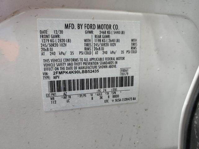 2020 FORD EDGE TITAN 2FMPK4K90LBB52435