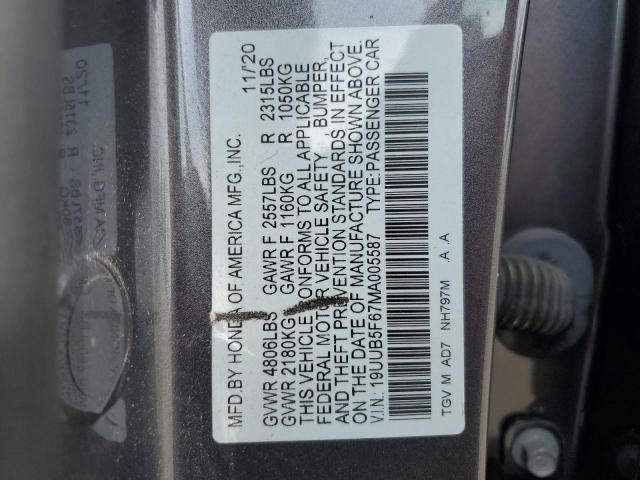 2021 ACURA TLX ADVANC 19UUB5F67MA005587