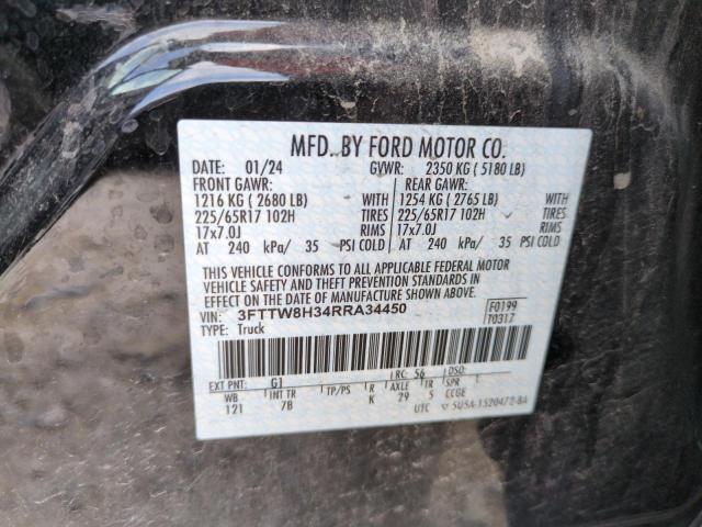 2024 FORD MAVERICK X 3FTTW8H34RRA34450