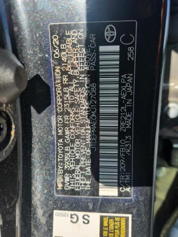2021 TOYOTA COROLLA LE JTDEPMAE0MJ127088