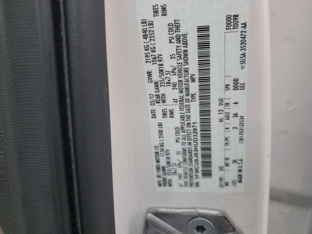 2017 FORD ESCAPE TIT - 1FMCU9J93HUD32971