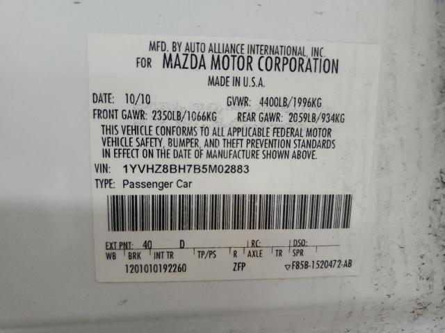 2011 MAZDA 6 I - 1YVHZ8BH7B5M02883