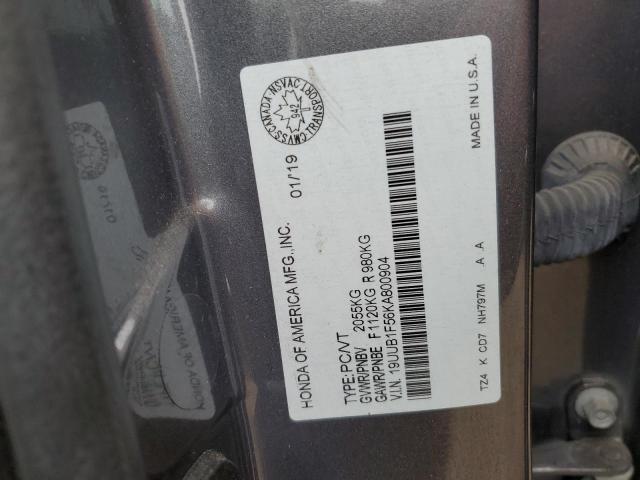 2019 ACURA TLX TECHNO 19UUB1F56KA800904