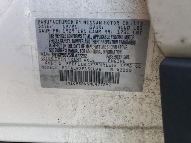 2022 NISSAN KICKS S - 3N1CP5BV5NL477292