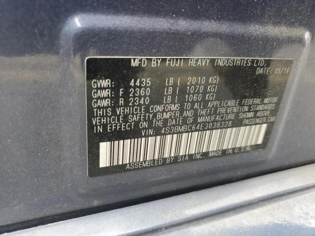 2014 SUBARU LEGACY 2.5 - 4S3BMBC64E3038328