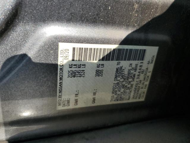 2020 NISSAN MAXIMA SR 1N4AA6EVXLC384483