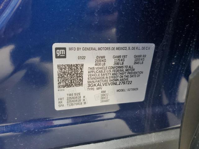 2022 GMC TERRAIN SL 3GKALVEV0NL279722