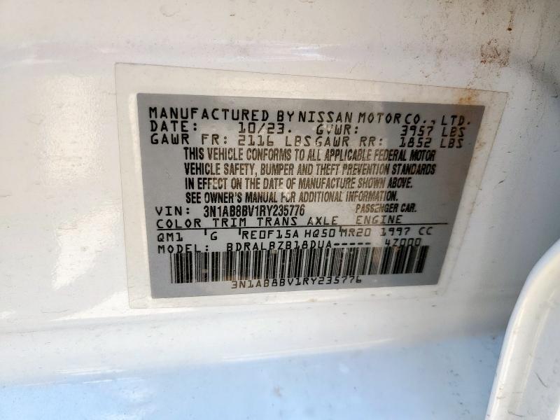 2024 NISSAN SENTRA S - 3N1AB8BV1RY235776