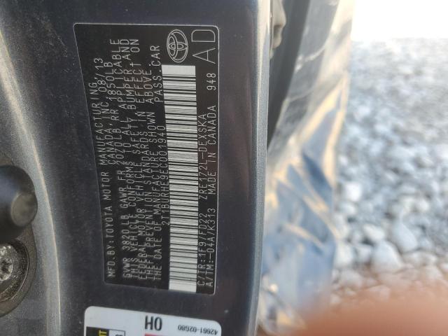 2014 TOYOTA COROLLA L - 2T1BURHE9EC001940