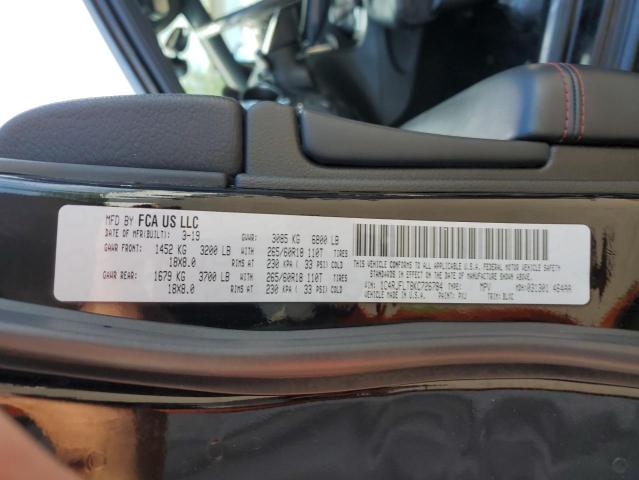 2019 JEEP GRAND CHER - 1C4RJFLT8KC726784