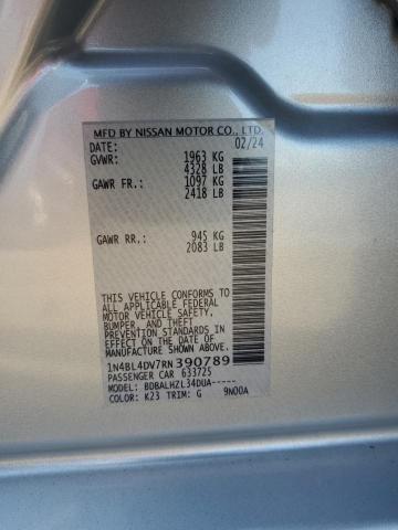 2024 NISSAN ALTIMA SV 1N4BL4DV7RN390789