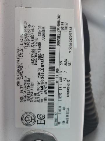 2020 FORD ESCAPE SE - 1FMCU0G69LUB75853