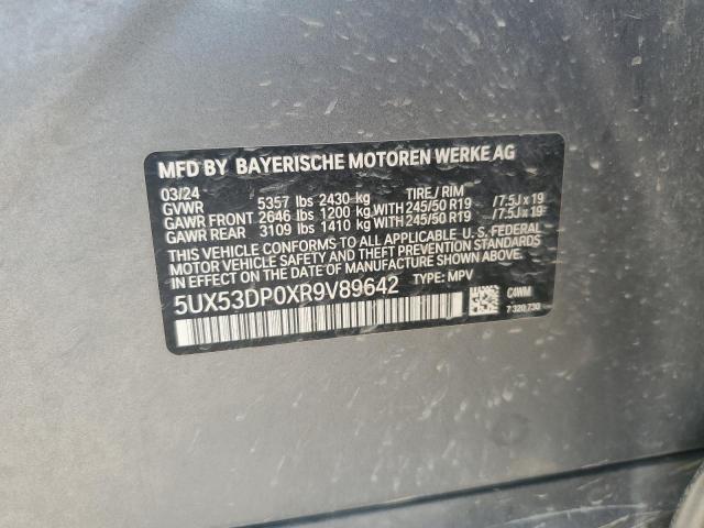 2024 BMW X3 XDRIVE3 5UX53DP0XR9V89642