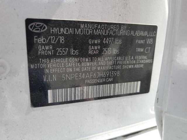 2018 HYUNDAI SONATA SPO 5NPE34AF6JH691398