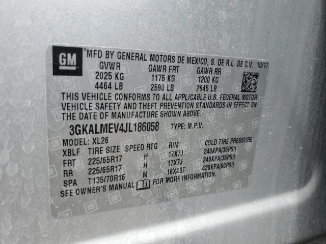2018 GMC TERRAIN SL 3GKALMEV4JL186058