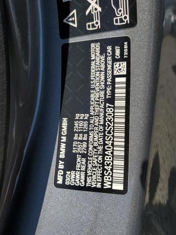 2025 BMW M4 COMPETI WBS43BA04SCS23087