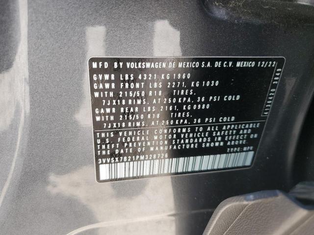 2023 VOLKSWAGEN TAOS SE - 3VVSX7B21PM328726