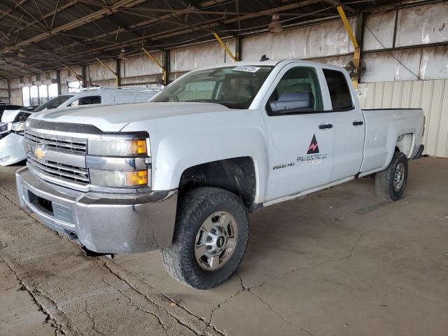 CHEVROLET SILVERADO 2015 white 4dr ext flexible fuel 1GC2CVEG5FZ116379 photo #1
