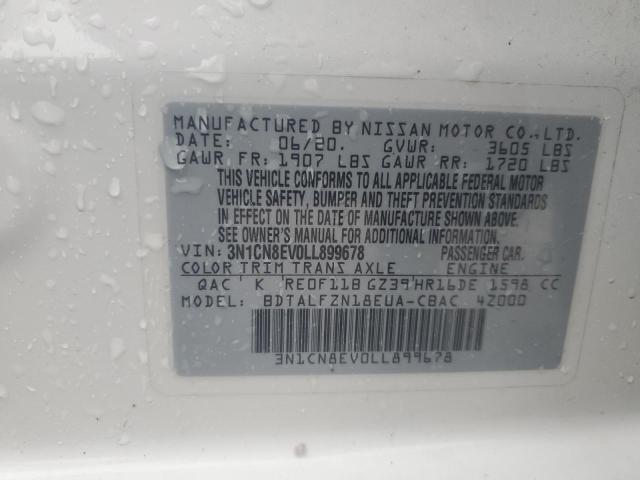 2020 NISSAN VERSA SV - 3N1CN8EV0LL899678