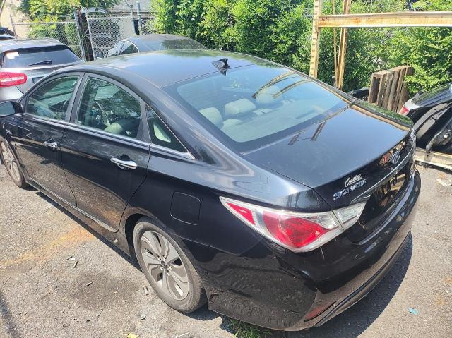 HYUNDAI SONATA HYB 2013 black sedan 4d hybrid engine KMHEC4A42DA092293 photo #4