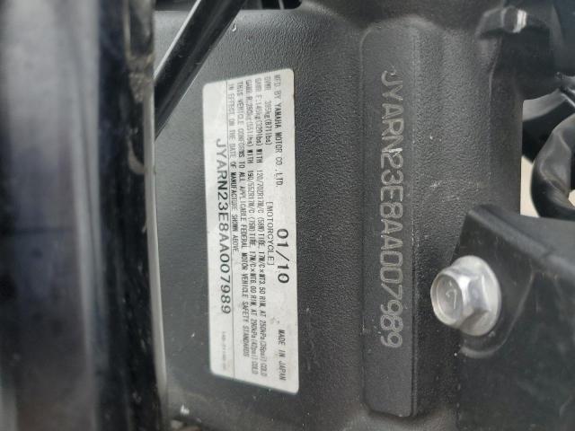 2010 YAMAHA YZFR1 JYARN23E8AA007989