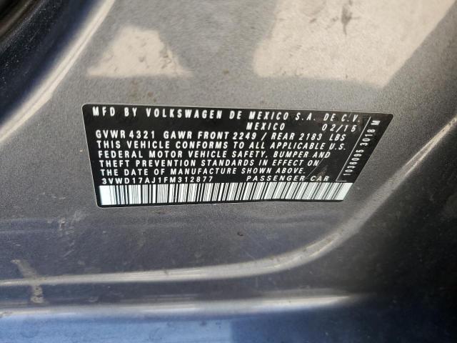 2015 VOLKSWAGEN JETTA SE - 3VWD17AJ1FM312877