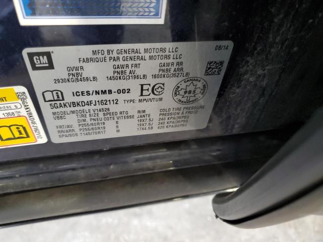 2015 BUICK ENCLAVE 5GAKVBKD4FJ162112