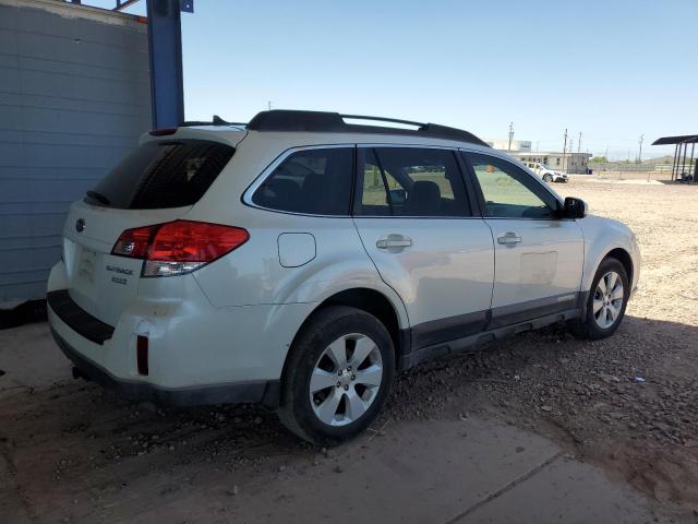 SUBARU OUTBACK 2. 2011 white  gas 4S4BRBKC1B3351918 photo #4