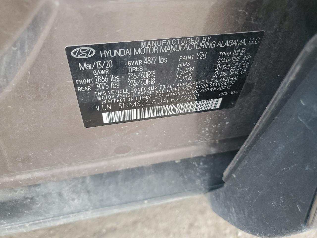 HYUNDAI SANTA FE LIMITED