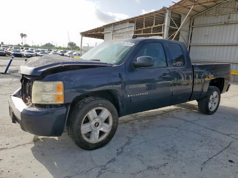 CHEVROLET SILVERADO 2008 blue  gas 2GCEC19J781214370 photo #1