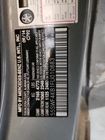 2015 MERCEDES-BENZ C 300 4MAT - 55SWF4KB1FU010883