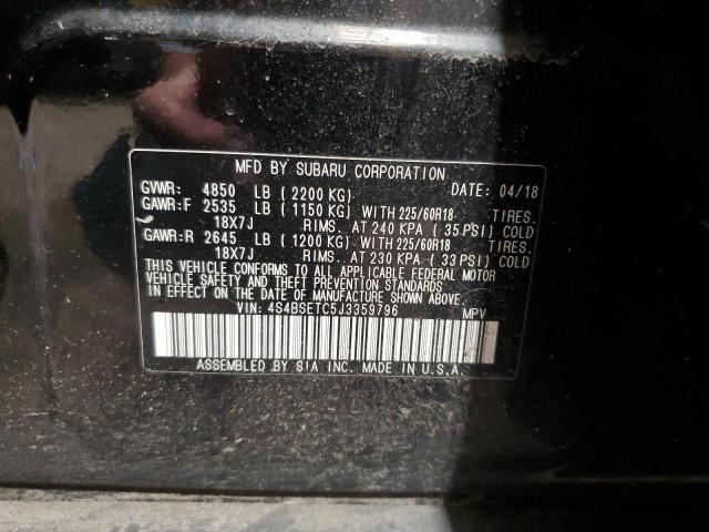 2018 SUBARU OUTBACK TO 4S4BSETC5J3359796