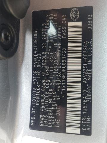 2023 TOYOTA CAMRY SE 4T1G11BK0PU091768