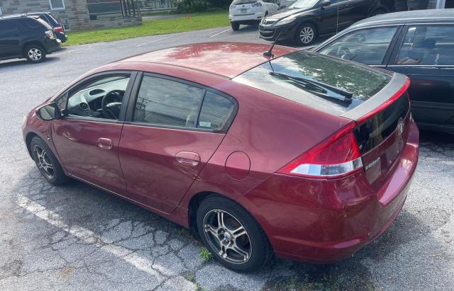 HONDA INSIGHT LX 2010 red hatchbac hybrid engine JHMZE2H59AS032860 photo #4