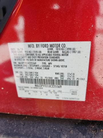 2018 FORD ECOSPORT SE MAJ3P1TE1JC225569