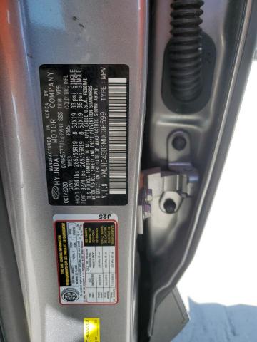 2021 GENESIS GV80 BASE KMUHB4SB3MU036599