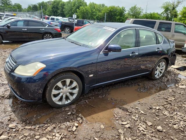 INFINITI M35 BASE 2007 blue  gas JNKAY01F27M451299 photo #1