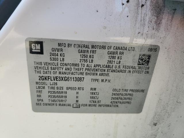 2016 GMC TERRAIN DE 2GKFLVE3XG6113087