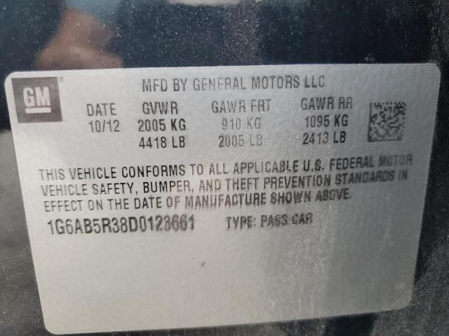 2013 CADILLAC ATS LUXURY - 1G6AB5R38D0123661