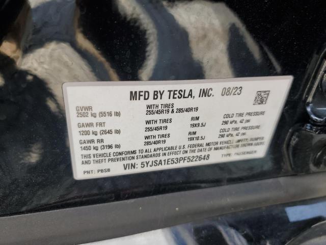2023 TESLA MODEL S #3309463563