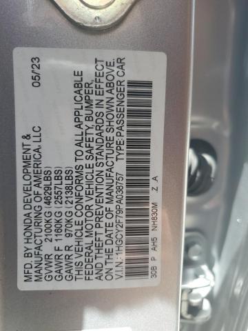 2023 HONDA ACCORD HYBRID SPORT-L 1HGCY2F79PA038757