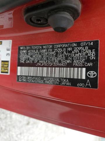 2015 TOYOTA SCION TC - JTKJF5C72F3094407