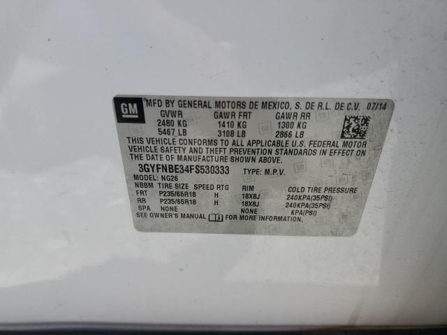 2015 CADILLAC SRX LUXURY - 3GYFNBE34FS530333