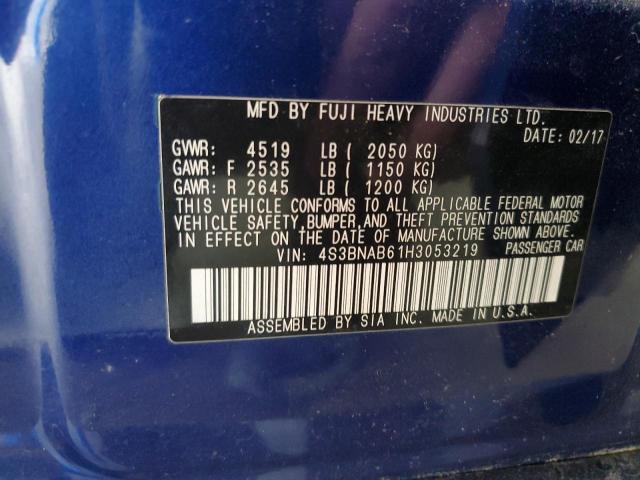 2017 SUBARU LEGACY 2.5 - 4S3BNAB61H3053219