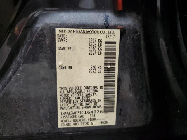2018 NISSAN ALTIMA 2.5 - 1N4AL3AP7JC164926