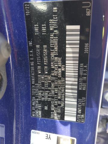 2022 TOYOTA COROLLA CROSS XLE 7MUEAAAG2NV033287