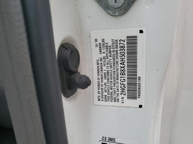 2010 HONDA CIVIC EX - 2HGFG1B8XAH503872